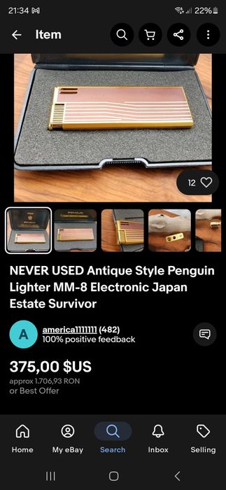 Bricheta veche Penguin mm 8