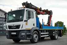 MAN TGM 15 .290 / HDS HC 190 + FORATOR 2 mb / FORMAT / RADIO CONTROL / EURO 6 / MANUAL / 2019