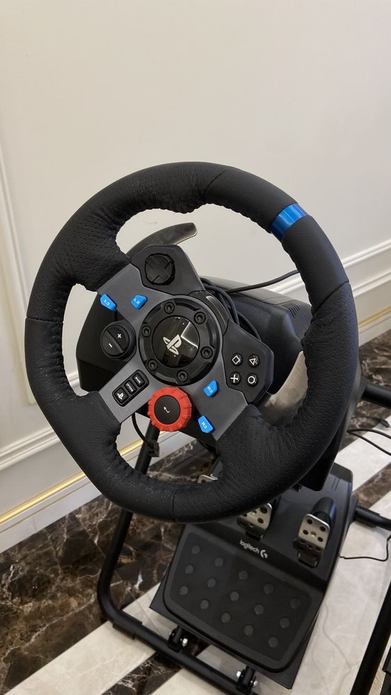 Руль driving force logitech g29 (стойка в комплекте)