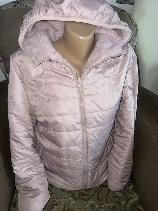 Geacă pufoasă cu două fețe fete sau damă