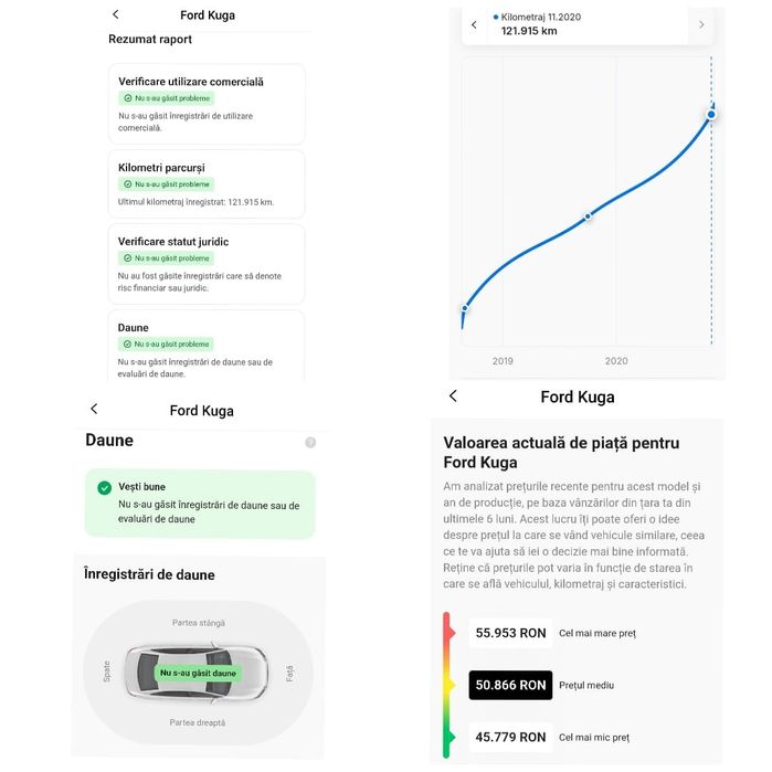 Ford Kuga 2.0 Diesel 180 Cp/ 4WD (4×4) Titanium/Euro 6 /2016/ Automată