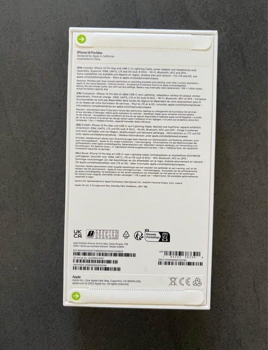 Iphone 14 Pro Max , Deep Purple, 1TB