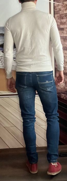 Мъжки голф Hugo, нов, 100% вълна