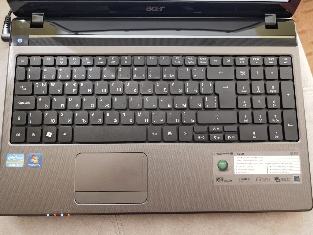 Acer Aspire 5750