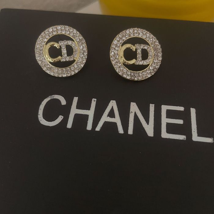 DIOR CHANEL обеци колие