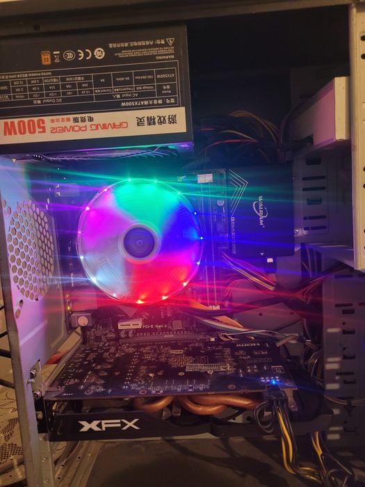 Full Gaming Set — PC + Monitor + MyPro C22 klav/mishka