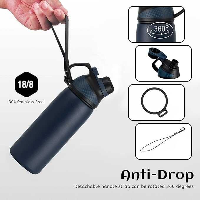 Термо бутилка Fjbottle 800 мл неръждаема стомана 304 магнитен капак
