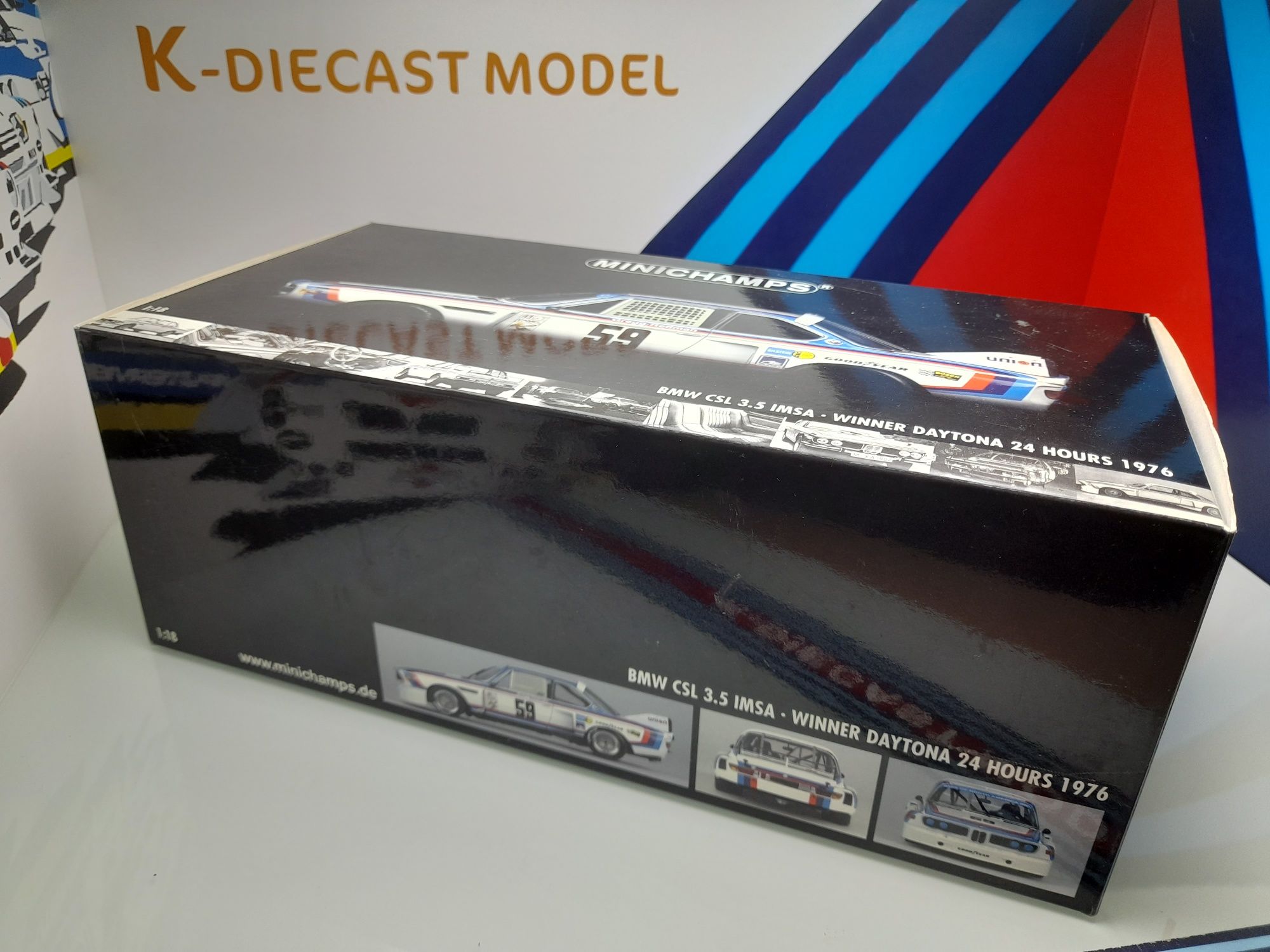 BMW CSL 1:18 Minichamps,