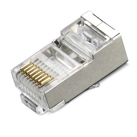 RJ45 конектори / букси, cat5e STP/SFTP, екранирани 20бр