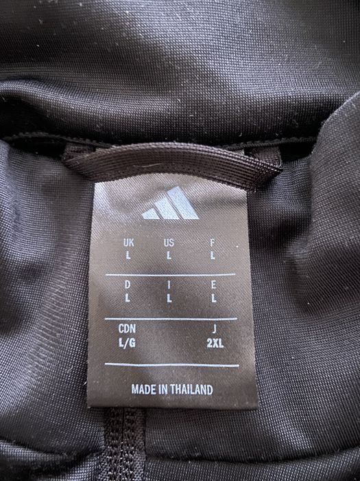 Adidas мъжки анцунг - черен с бели ленти