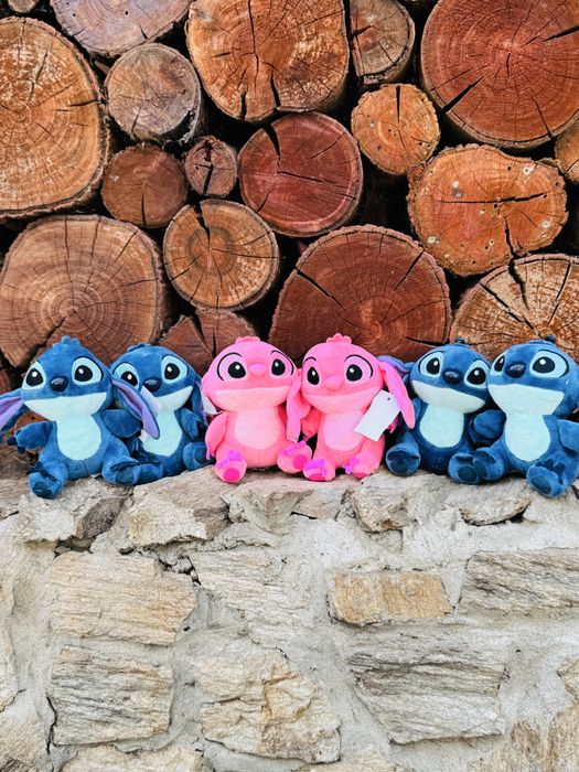 Ursulet plus stitch 15cm/20cm/25cm/35cm/lumineaza si respira/canta