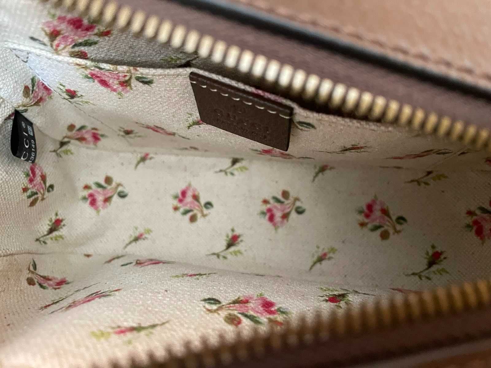 Чанта Gucci Гучи Marmont Neo Vintage Tiger Head Canvas Златно GG лого