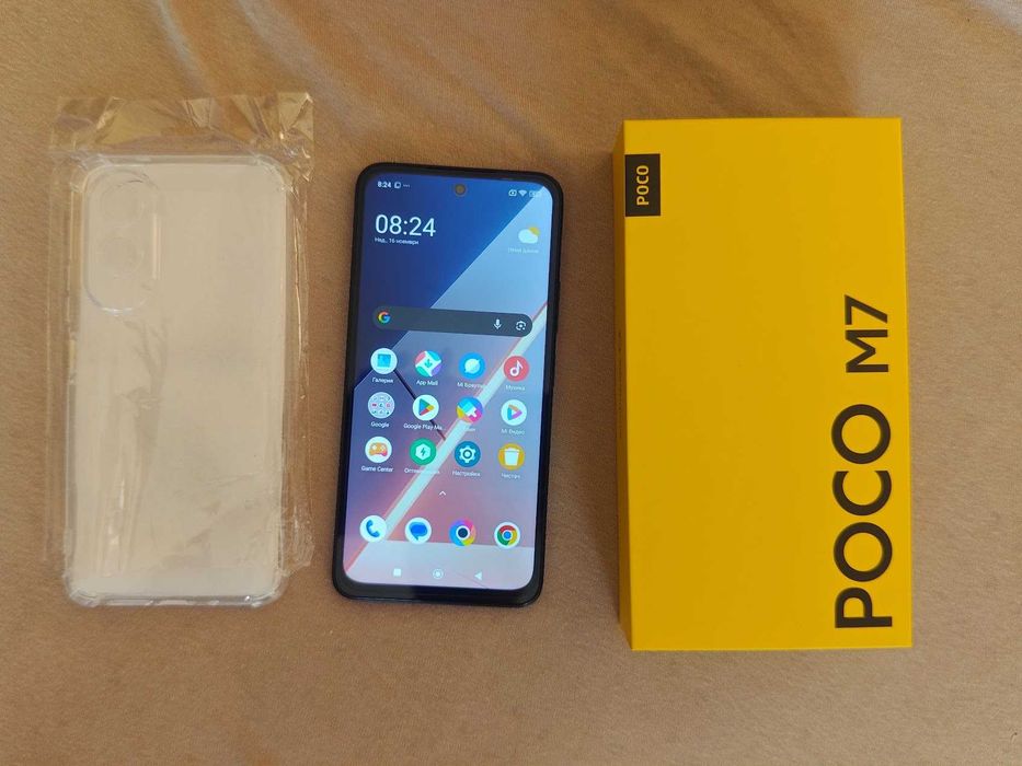 Продавам Xiaomi Poco M7 4G, 8/256Gb,7000mAh батерия,50MP камера