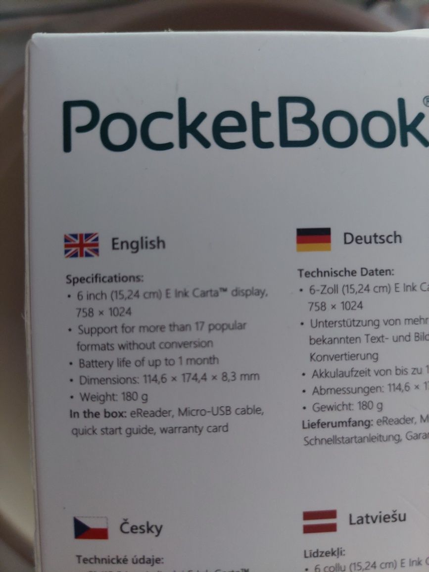 Pocketbook Touch Lux 3