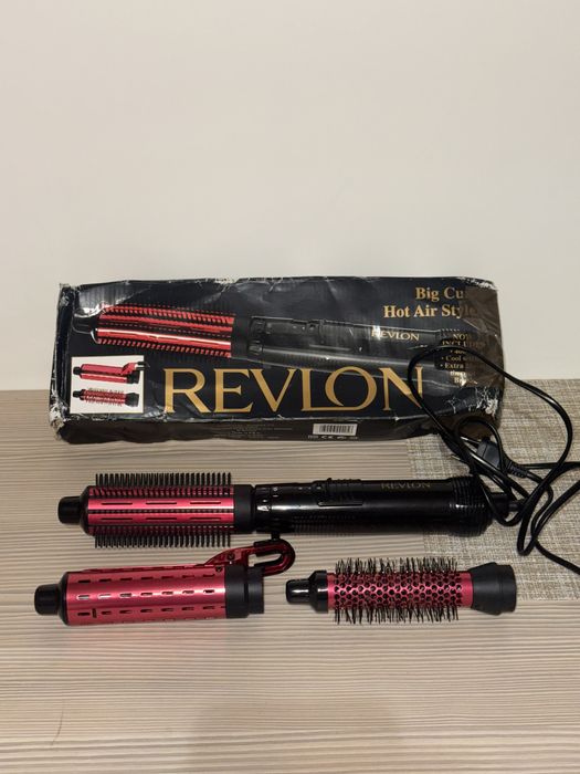 Revlon Hot Air Styler. Perie rotativă Revlon Hot Air Styler – 3 în 1