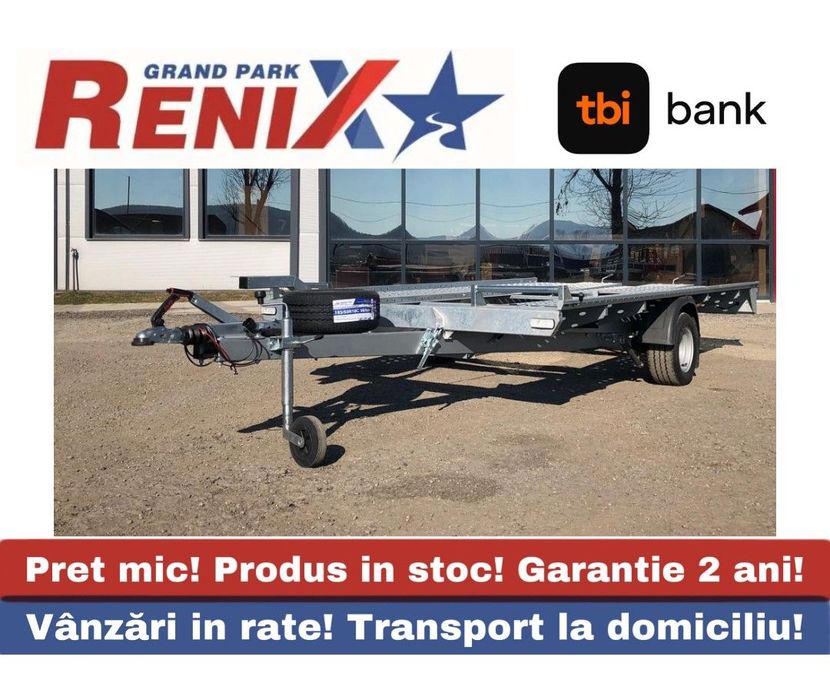 Niewiadow Sonda 1 basculabila Besttrailers 1500kg 3.5M/1.95M Remorca Basculabila 1 axa MMA 1500 KG