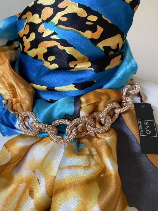 Гривна верижка в цвят розово злато, Sno of Sweden, с етикет