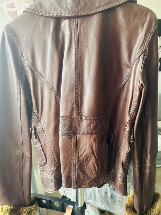 Зимно яке, кожено яке естествена кожа