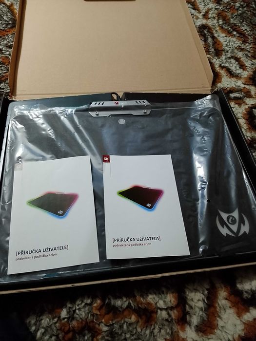 Подложка за мишка с RGB C-Tech Arion