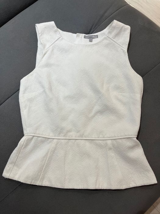 Bluză Etam albă, material texturat