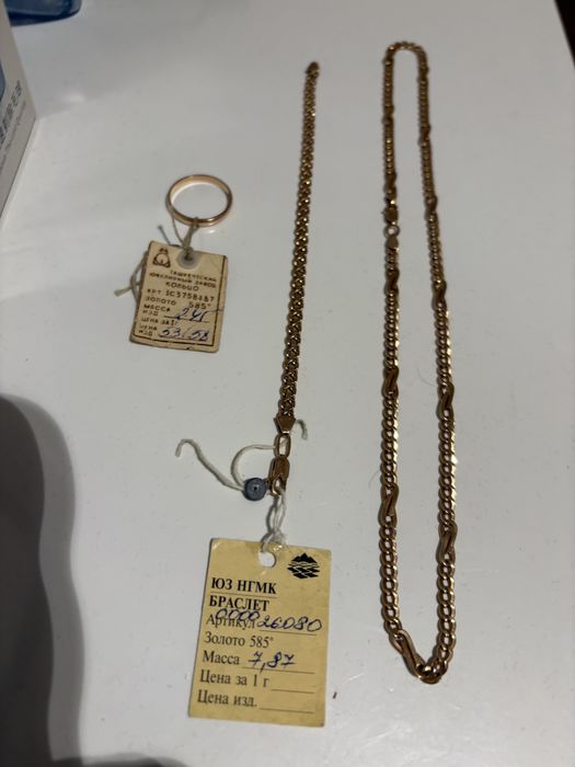 Продам золотые изделия 585 пробы