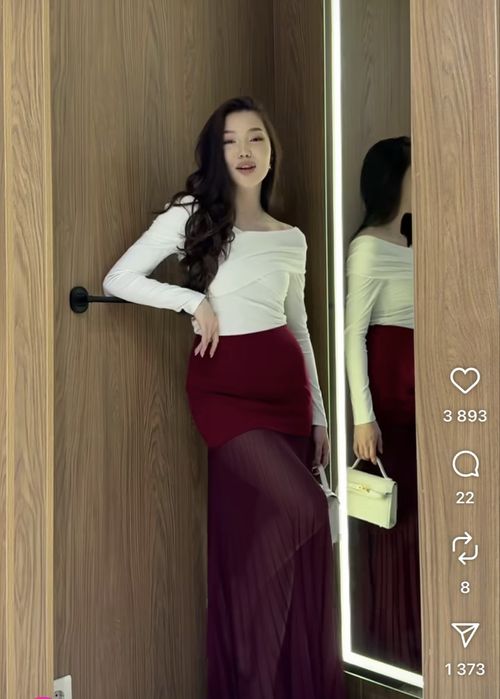 Юбка бордовая, макси длина