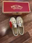 Espadrile Vans bej/auriu marime 36