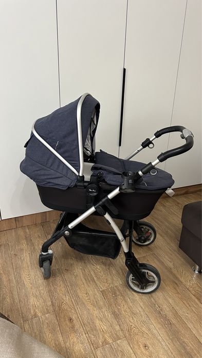 Коляска 2в1 люлька прогулочный блок прогулка