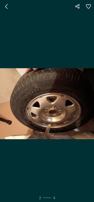 Eдна Гума с джанта за црв 1