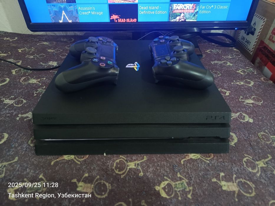 Ps4 PRO 4K UHD 1TB 11.00 goldhen +top oʻyinlar