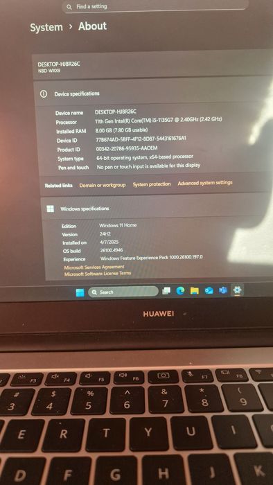 Laptop Huawei i5 generatia 11