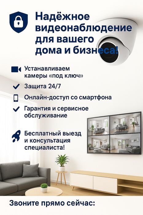Установка видеонаблюдения