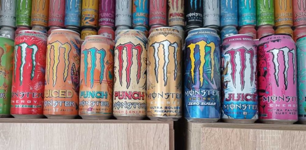 Monster,Coca Cola,Fanta,Mountain Dew,Sprite,Redbull