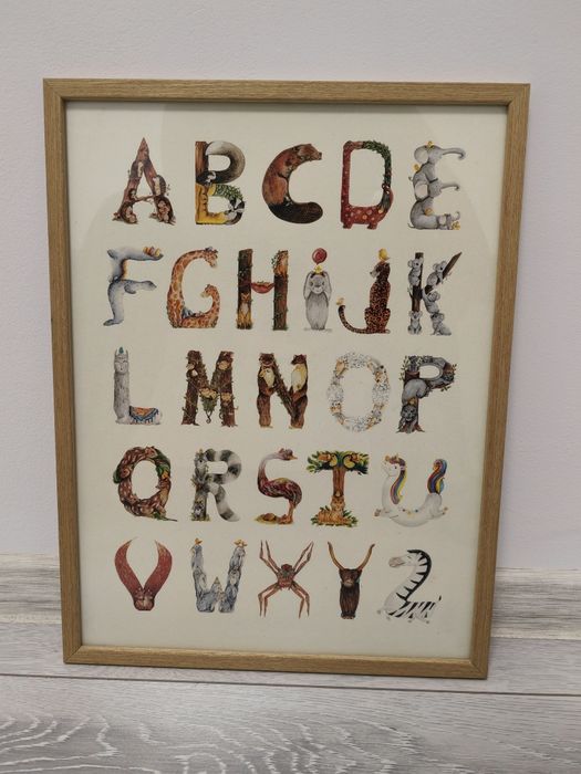Tablou Alfabet ideal pentru camera copiilor