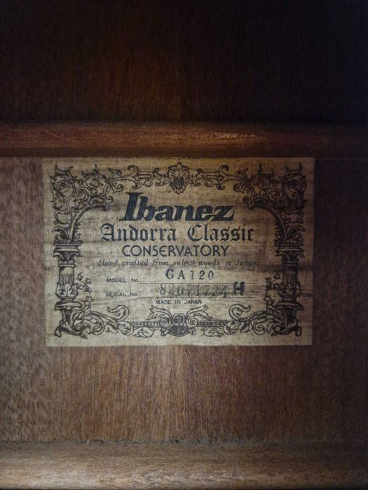 Vând Ibanez GA 120 Andorra Classic, chitara clasica anii 80'