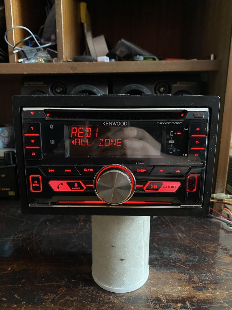 KENWOOD DPX-5000DAB - ДВОЕН ДИН - BLUETOOTH, USB, cd плеър сд, радио