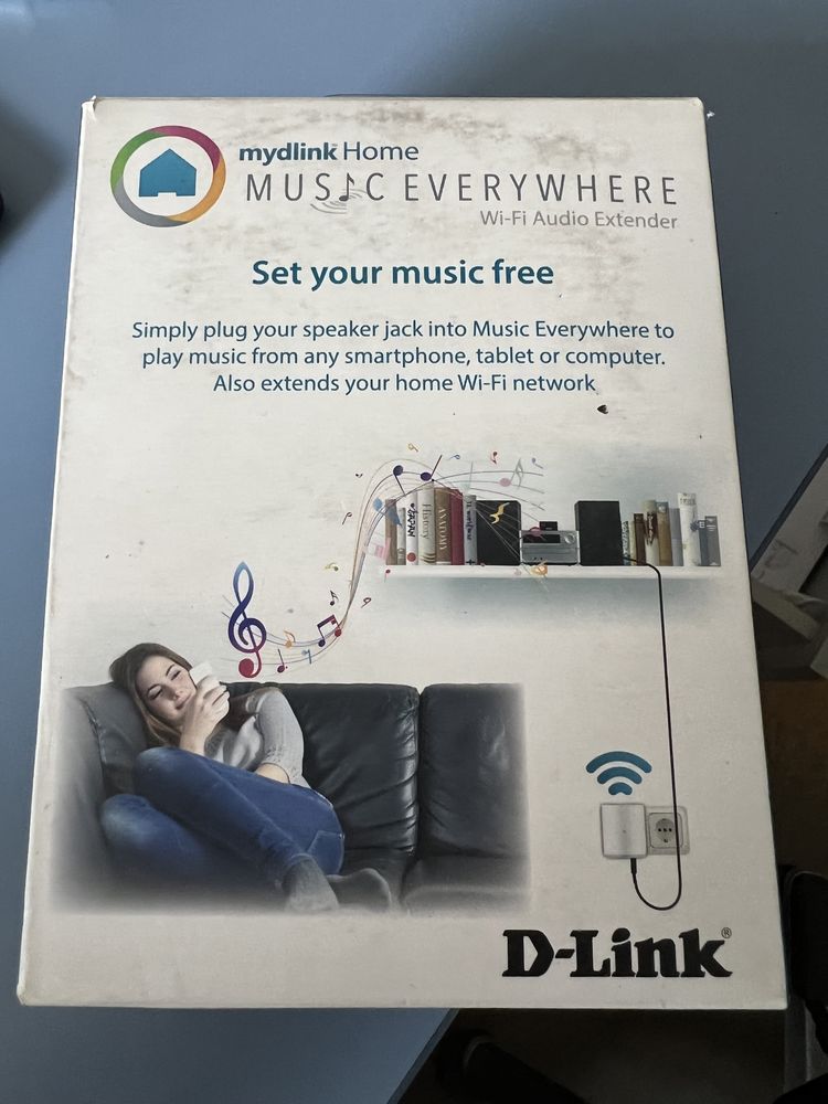 D-Link Mydlink Home Music Everywhere WiFi Audio Extender