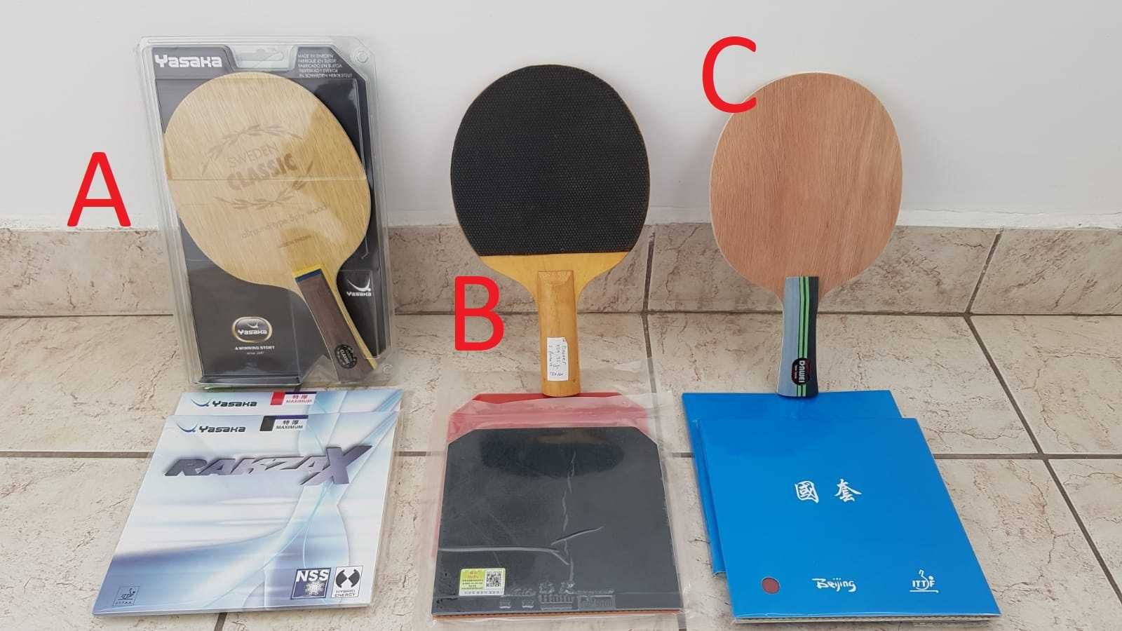 Materiale pentru trei palete tenis de masa