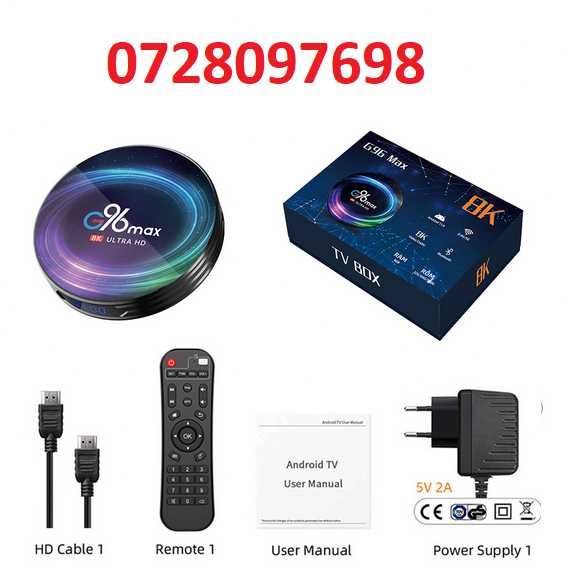 Premium Smart TV Box 4/128Gb,Amlogic X4,Dual WiFi,USB 3,Lan Gigabit