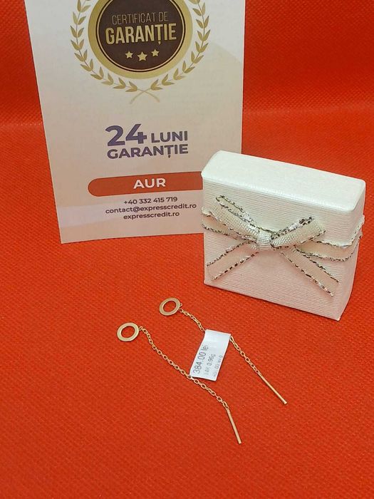 (AG46) Cercei aur 14K B.3814