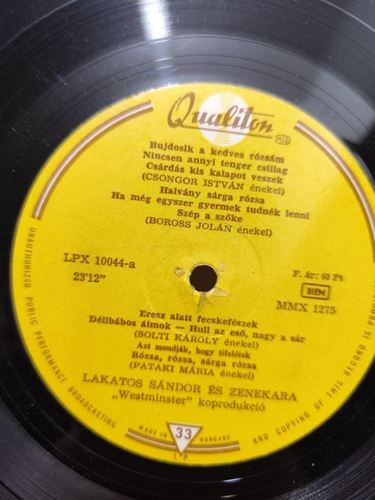 Placi de muzica vand