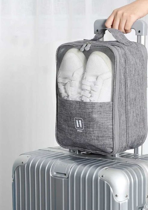 Чанта за обувки тип TRAVEL BAG с 3 отделения и джоб за телефон