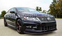 преден лип спойлер за пасат цц / vw passat cc lip spoiler