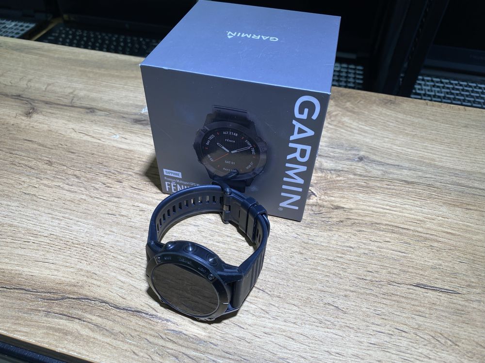 Смарт-часы Garmin Fenix 6, сапфировое стекло, полный комплект,10265/А1