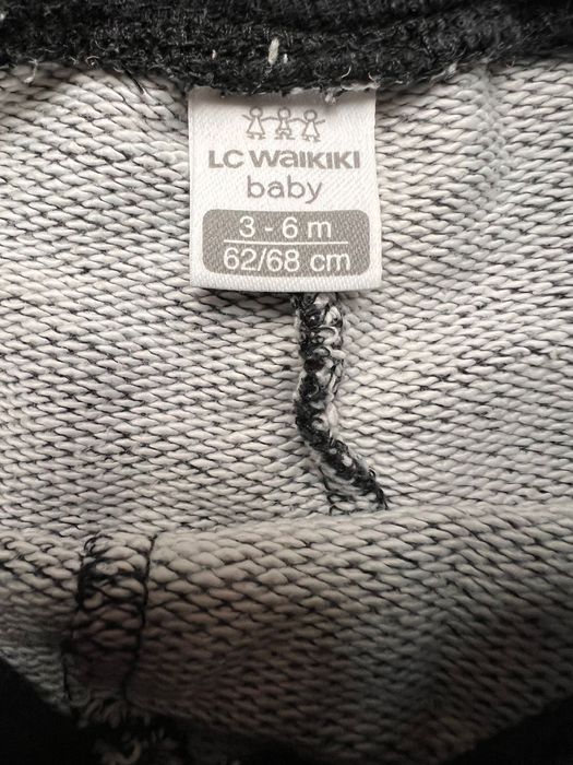 Сет в черно и сиво 3-6 месеца