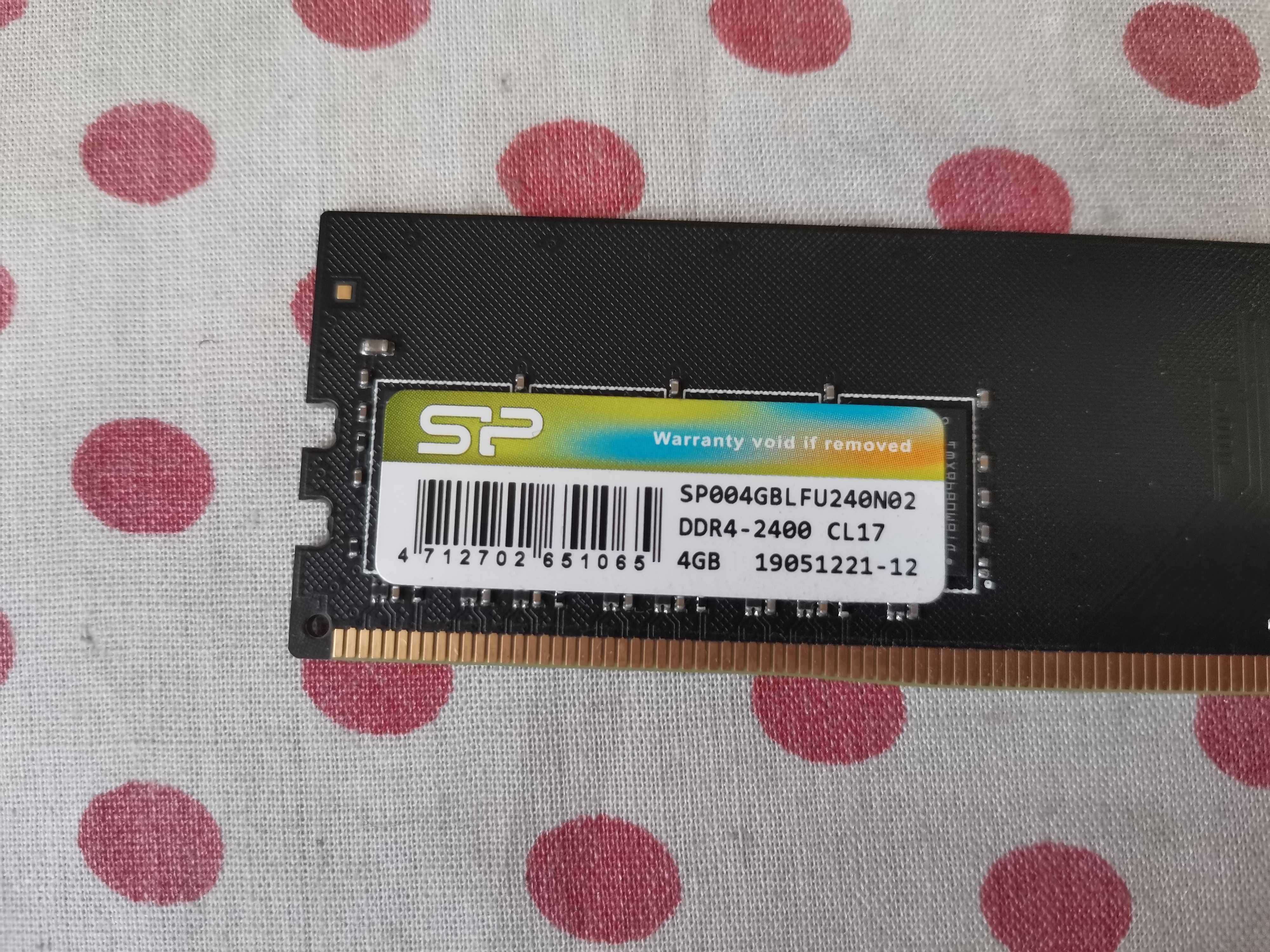 Memorie Ram Silicon Power 4 GB DDR4 2400MHz.