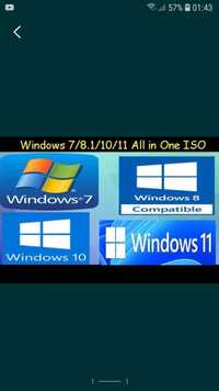 Instal windows 7.8.10.11