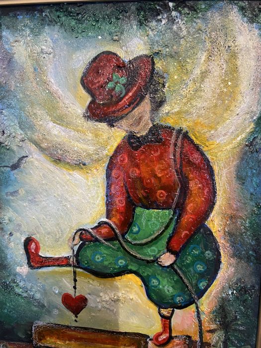 Коминочистач картина акрил кристали вълна 20/40