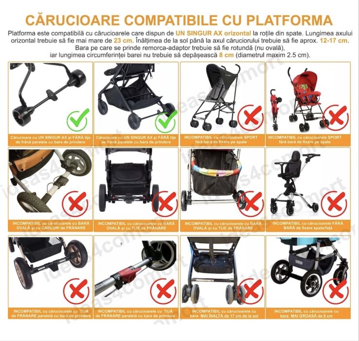 Adaptor carucior pentru al doilea copil - buggy board