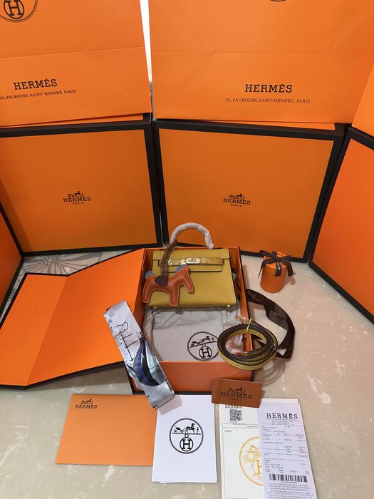 Hermes kelly 19cm Piele naturala 100% Defect